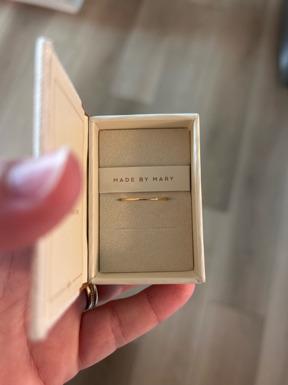 Made By Mary Thin Gold Stackable Ring